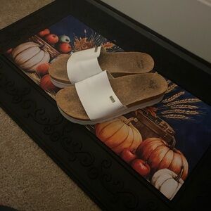 Reef Women's Cushion Scout Hi Sandal Slide White Size 9